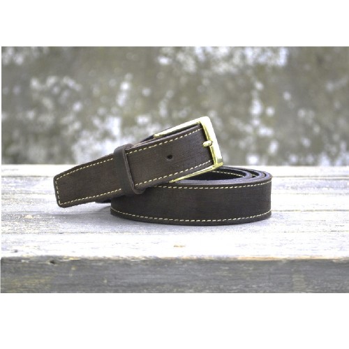 CEINTURE CUIR BRUN | La classique